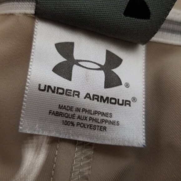 Under Armour Tan Shorts Flat Front Lightweight Summer Golf Men's 40 - Picture 3 of 6